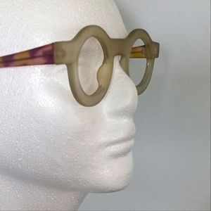 New Vintage Green Matt Pale Green Sun/eyeglass Frame.   NOS